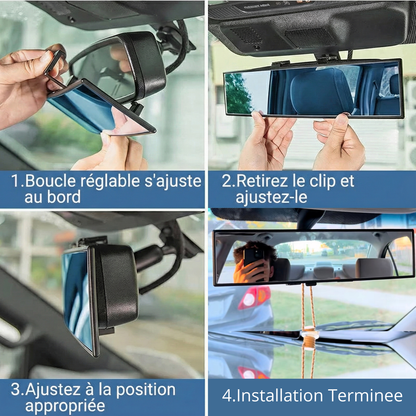 🚗👁️ Rétroviseur – Grand Angle(Conduite Sécurisée !)