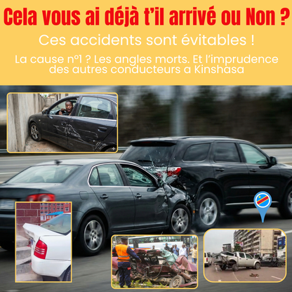 🚗👁️ Rétroviseur – Grand Angle(Conduite Sécurisée !)